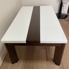 ニトリ　長方形コタツ兼テーブルの画像