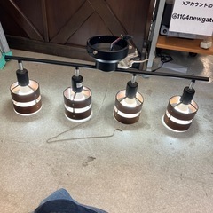 M2506-117 NITORI ペンダントライト 4連 キズ汚れ有り