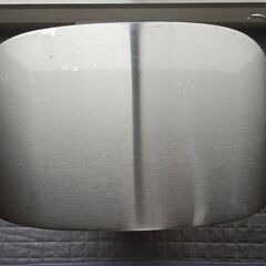 ゴミ箱 30L(30リットル) ソフトクローズ 静音 ふた付き ペダル付き スチール製 サテンニッケルの画像