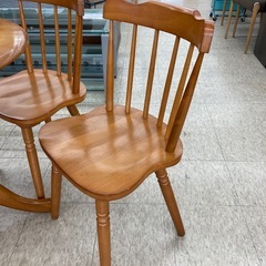 【ジモティー割引で最大15％OFF⭐️】 ヤマンロ　ダイニングテーブルセット　テーブル　椅子　木製　天然木　家具　食卓の画像