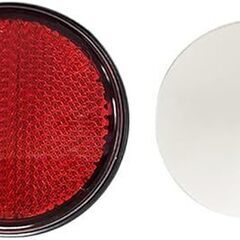 CATEYE◆リフレクター 両面シールタイプ レッド １個