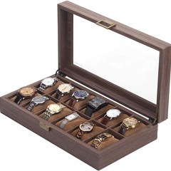 【新品】腕時計収納ケース 収納ボックス 12本用 コレクションケ...
