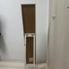 白枠スタンドミラー（姿見）の画像