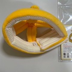 【新品！定価2,508円！】ゴッツンからベビーを守る帽子 みつばち ハチ　ヘルメット おまもり帽子の画像