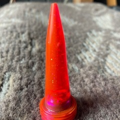 バイク用旗棒の先端アクセサリー　ラメ入りの画像