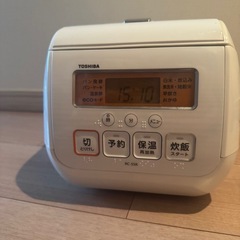 東芝　3合炊き炊飯器