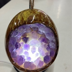 H2506-272 鉱石 ランプ 中古美品の画像