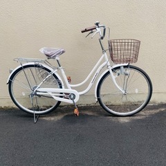 数回しか乗っていない、ほぼ新車の中古自転車。超美品