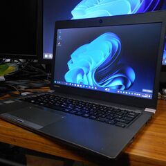 ノートパソコン 東芝 Dynabook Windows11 24H2 CPU i5-4300u メモリ8GB SSD256GB Office2021の画像
