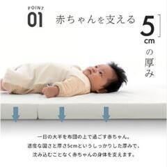 ベビーベッド　固綿敷き布団ミニサイズ　日本製　ノンホルマリンの画像