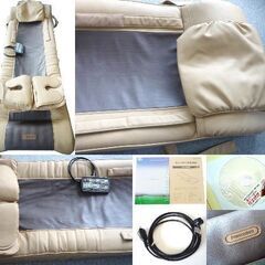 参考495,000円 フランスベッド スリーミー2122 FranceBed Sleemy 温熱 疲労回復 カバー 回転ローラー 状態良好 取説 DVD お買得 必見_Pの画像