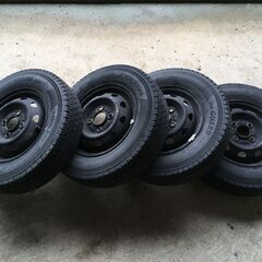 145/80R12スタッドレス4本セット【エブリイバン(DA17...