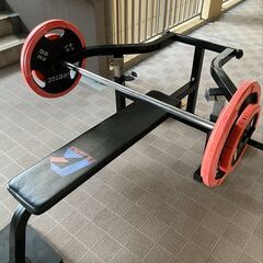 FIGHTING ROAD 補助付きベンチ　７５Kg　早い…