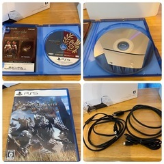 【最終価格】ps5 CFI-2000A01 ディスクドライブ搭載モデル モンハンセットの画像
