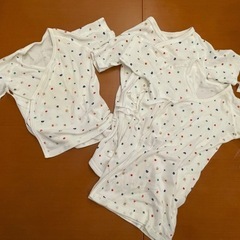 【取引中】新生児用肌着 9着まとめて差し上げますの画像