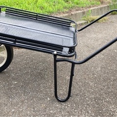 折りたたみ リアカー 台車 ブラック　黒