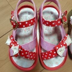 サンダル　キティちゃん　17cm 18cm の画像