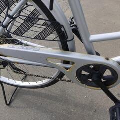 【取引中】27インチ 🚲 中古 自転車 9,480円 🔁6段切替 🔑鍵 💡ライト付 新規防犯登録料コミ 742の画像