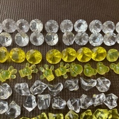 アクリルアイス キラキラ 透明 カラフル 子供 まとめ買い 宝石 宝石つかみどり インテリアクラッシュストーン　クリアオブジェ　ジュエルの画像