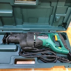 北海道旭川市直接取引歓迎 HITACHI ハイコーキ 電子セーバソー CR13VC 通電動作確認済 電動工具 切断機 電気ノコギリ ケース 取説付の画像