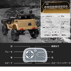 電動乗用カー 乗用ラジコン ランドクルーザーの画像