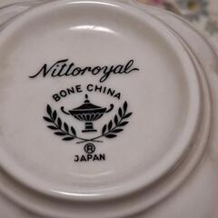 Nittoroyal BONE CHINA 　旧ノリタケ　中古6点セットの画像