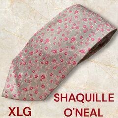 SHAQUILLE O'NEAL XLサイズ 花柄ネクタイ エク...