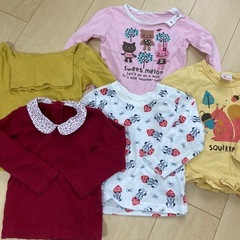 女児　90〜95cm 薄手長袖５枚