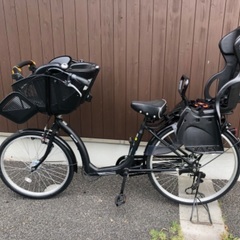 子乗せ自転車　３人乗り　マルイシサイクル　ママチャリ