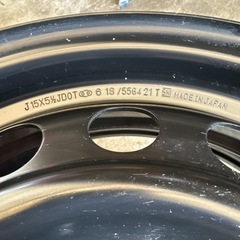 新品鉄チンホイール15インチ4本セットの画像