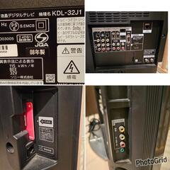 SONY　BRAVIA KDL-32J1　32インチ液晶テレビ/リモコン RMF-JD004の画像