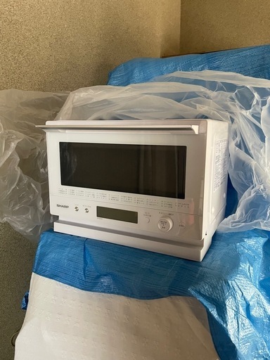 美品】SHARP 電子レンジ RE-WF232-W 23L・フラット庫内