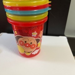 アンパンマン蓋付きコップ3点セットの画像