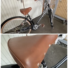R717 ☀️軽快自転車★ CAMILIA ★ 27インチ ★6段変速★LEDダイナモの画像