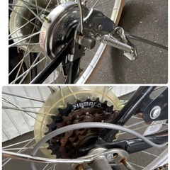 R717 ☀️軽快自転車★ CAMILIA ★ 27インチ ★6段変速★LEDダイナモの画像