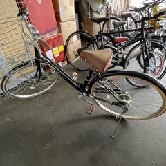 R717 ☀️軽快自転車★ CAMILIA ★ 27インチ ★6段変速★LEDダイナモの画像