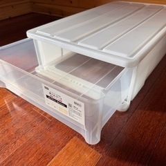 (交渉中)ニトリ 押入れケース ワイド浅型Sの画像