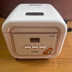 炊飯器　3合　説明書付き　TIGER