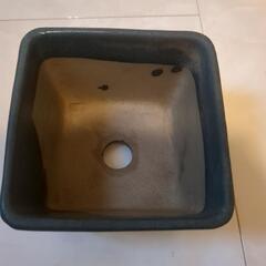 3号鉢　盆栽鉢　深め緑　の画像