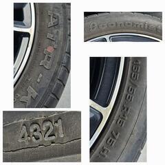 【決まりました】15インチ　アルミホイール　15×4.5J+43　100-4H　Kカーの画像