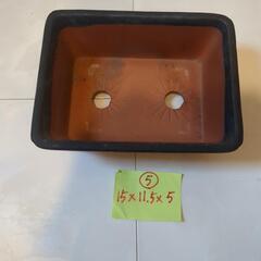 5号鉢　盆栽鉢　深青　ミニ盆栽