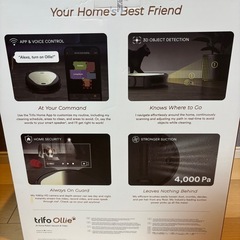 【ジャンク品、0円‼️】trifo ollie 掃除機　ロボットの画像