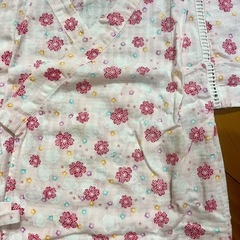 5-STEP-KID'S 花柄甚平 95cm お祭り 女の子 子供用 ピンクの画像