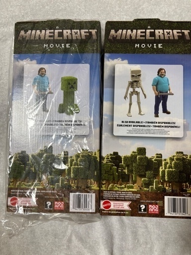 新品　マイクラ　映画　スティーブ　クリーパー　30cmフィギュア　マインクラフト 日本未発売☆ マインクラフト 映画 スティーブ 30cm フィギュア