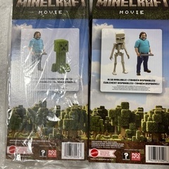 海外限定　マイクラ　マインクラス　おもちゃ　アクションフィギュア　スティーブ　クリーパー　30cm フィギュアの画像