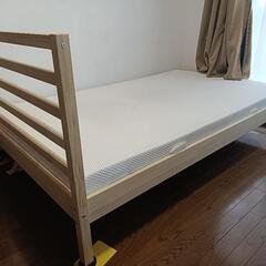 IKEA TARVA セミダブル ベッド マットレスセット