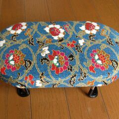 中古【和柄 正座椅子 折りたたみ式】美品