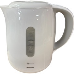 NO.2464【2020年製】ニトリ 電気ケトル SN-3228（WH）1.2L 家電 中古の画像