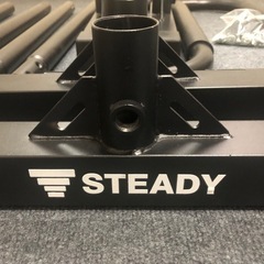 【美品】STEADY ディップススタンド プッシュアップバー 