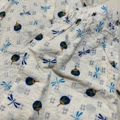 95 男の子　甚平　トンボ　うちわ　かにの画像